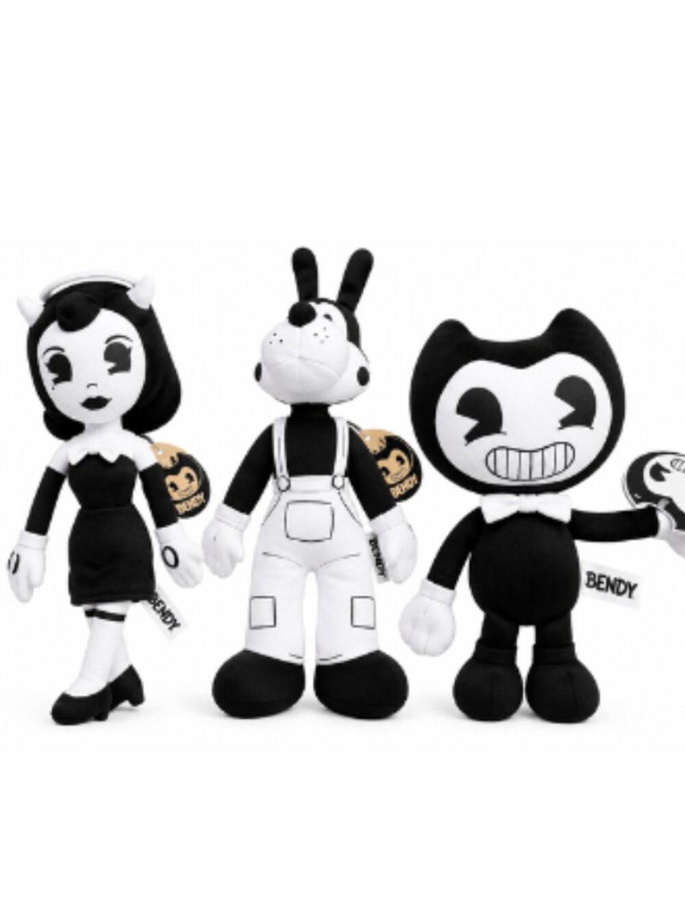 Bendy and the Ink Machine 10" Plush Lot of 3 Bendy Boris Alice Angel JAKKS NWT